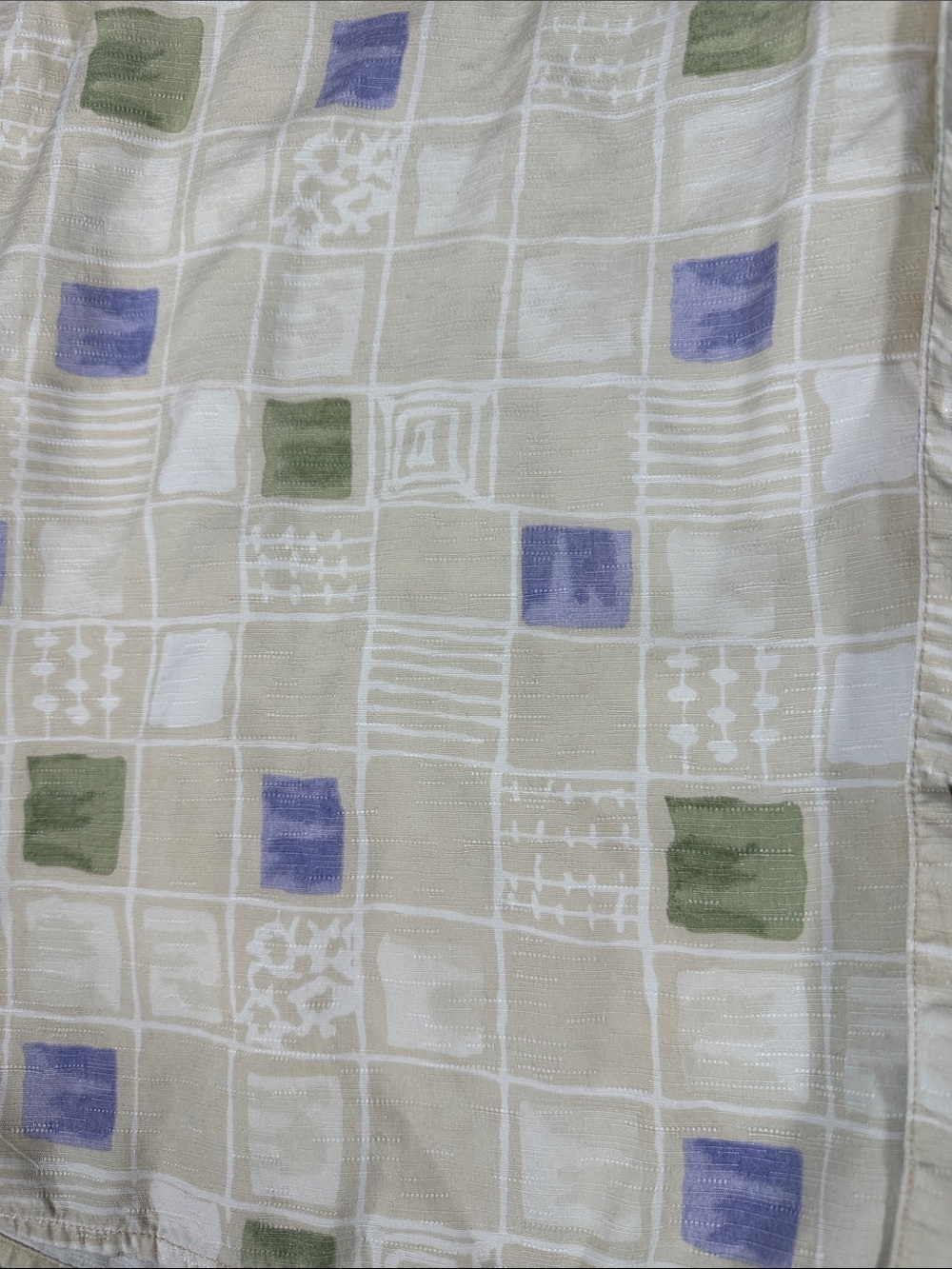 Vintage 100% Silk Jos. A. Bank Beige Camp Shirt Size Large - Picture 8 of 8